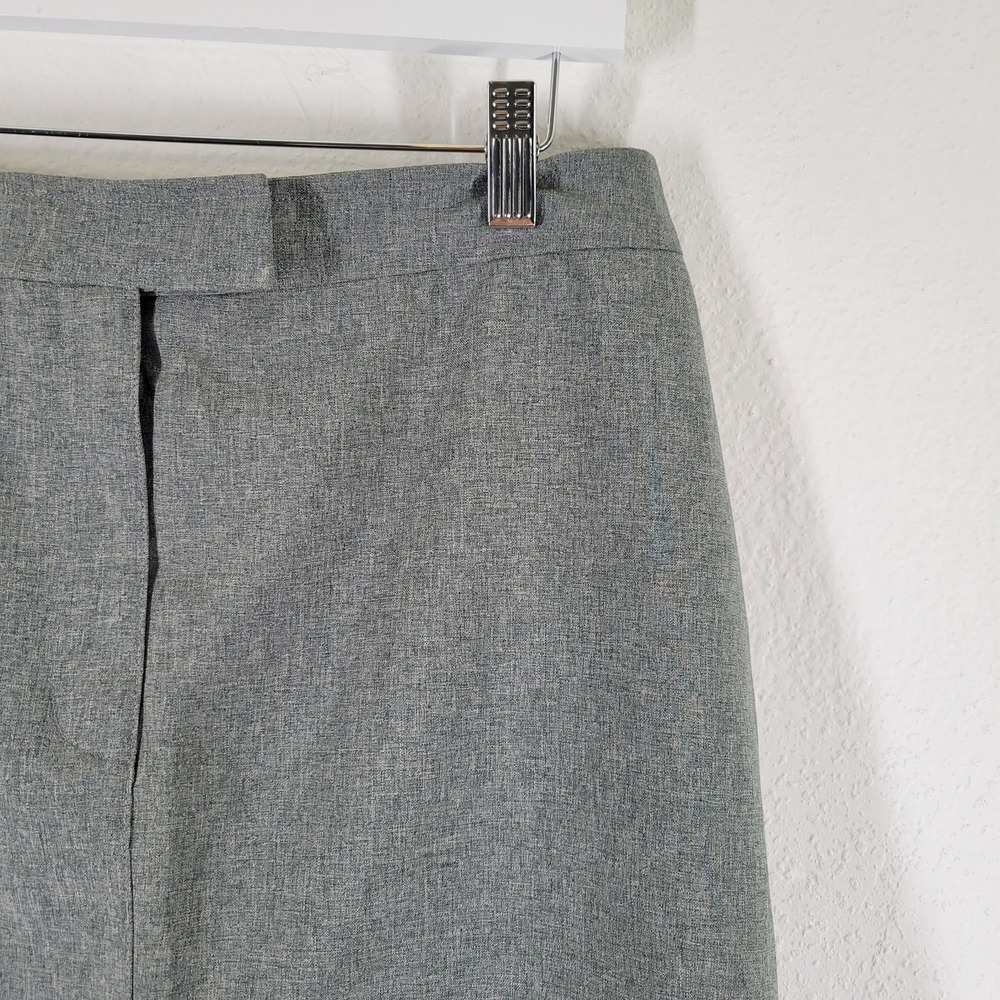 NWT New York & Company City Stretch Skirt Womens Sz 10 Gray Office - Picture 2 of 10